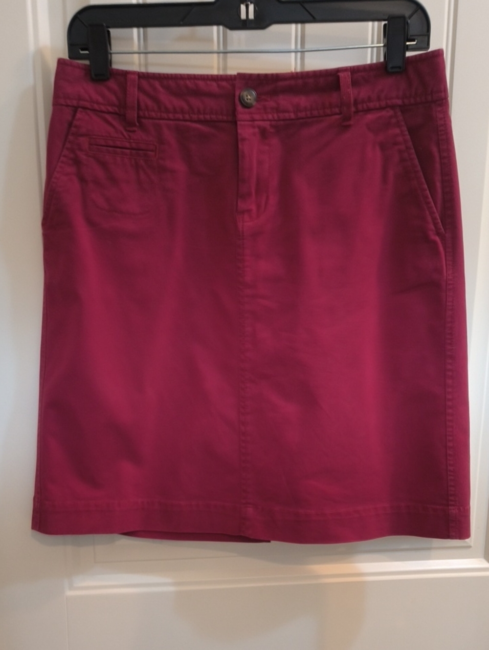 Old Navy Crimson Red Skirt 6